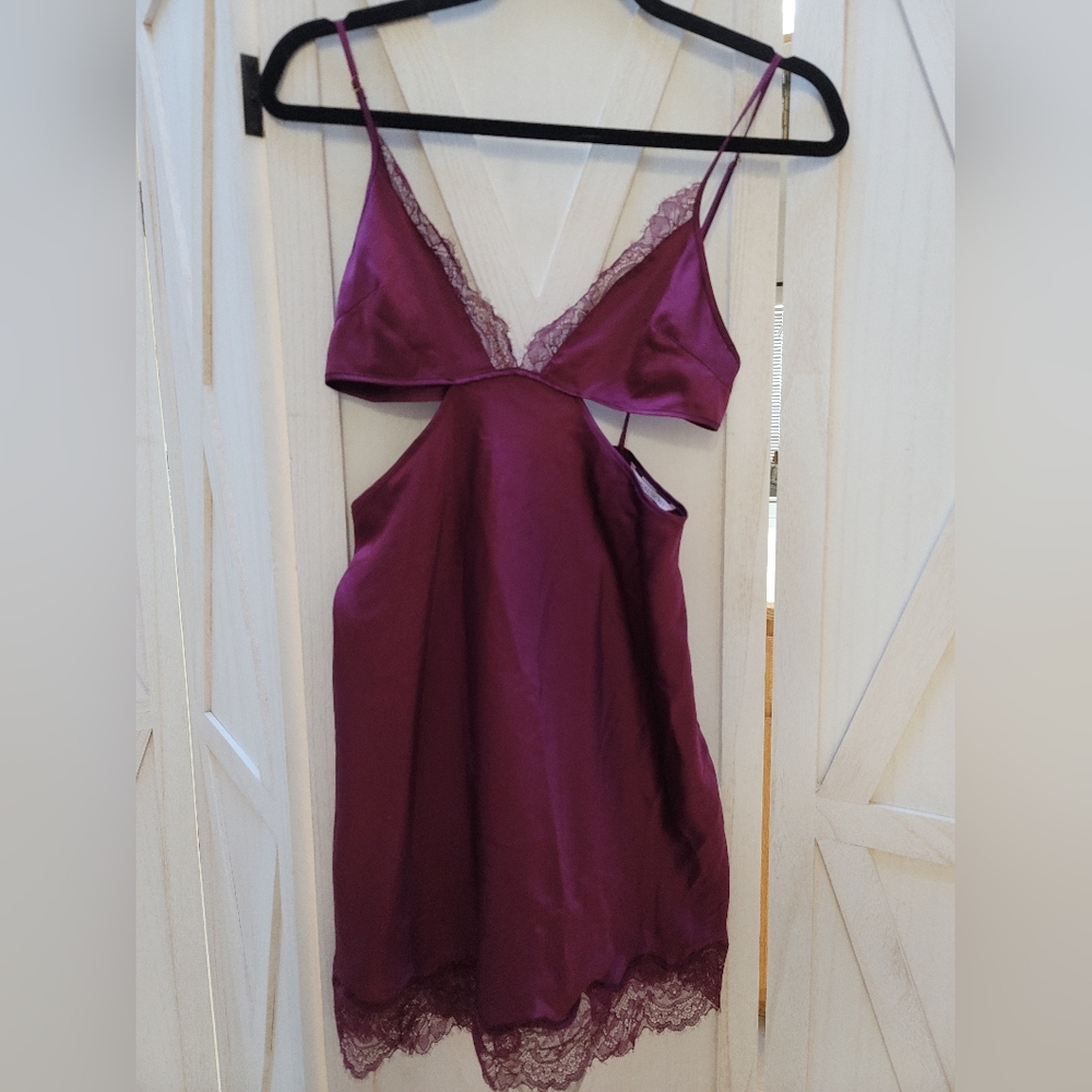 Burgandy Victoria's Secret Slip Size Small